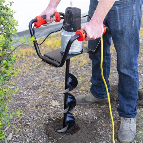 small diameter post hole digger|post hole borer b&q.